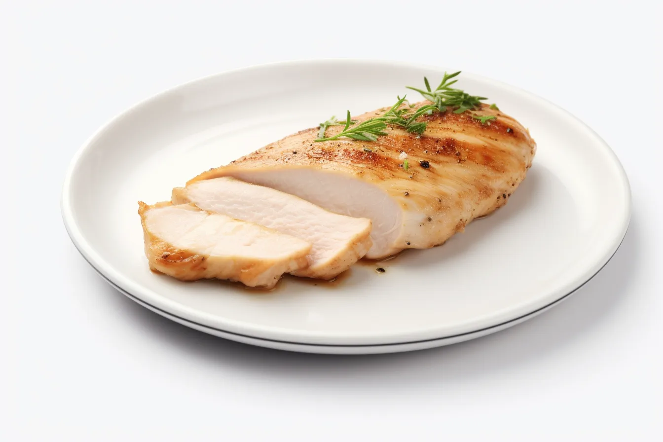 Putenbrust in der Heißluftfritteuse zubereitet