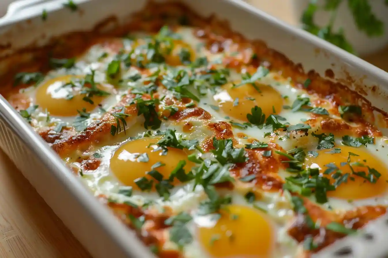 Spiegelei in der Heißluftfritteuse zubereitet