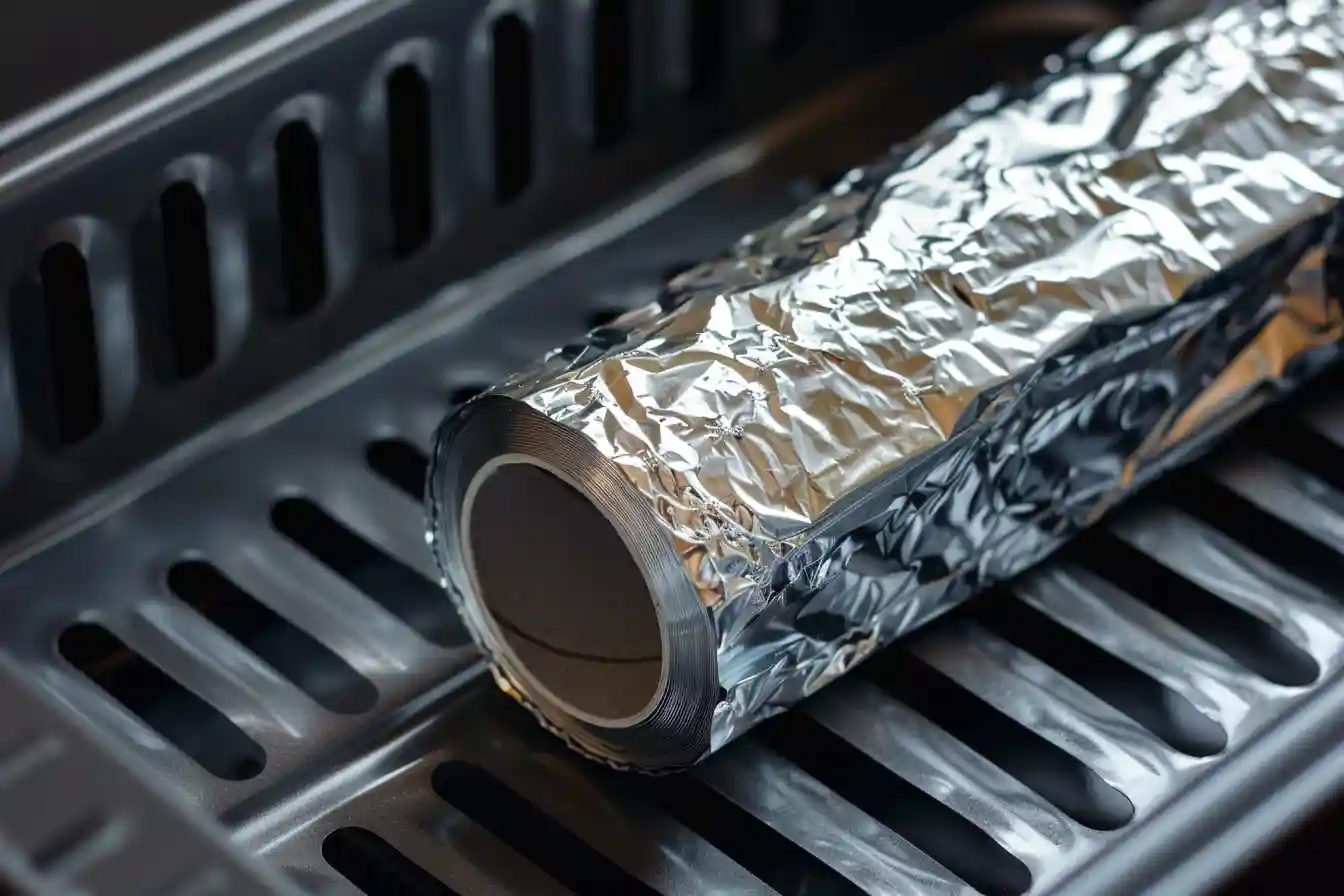 Kann man Alufolie oder Aluschalen in der Heißluftfritteuse verwenden?