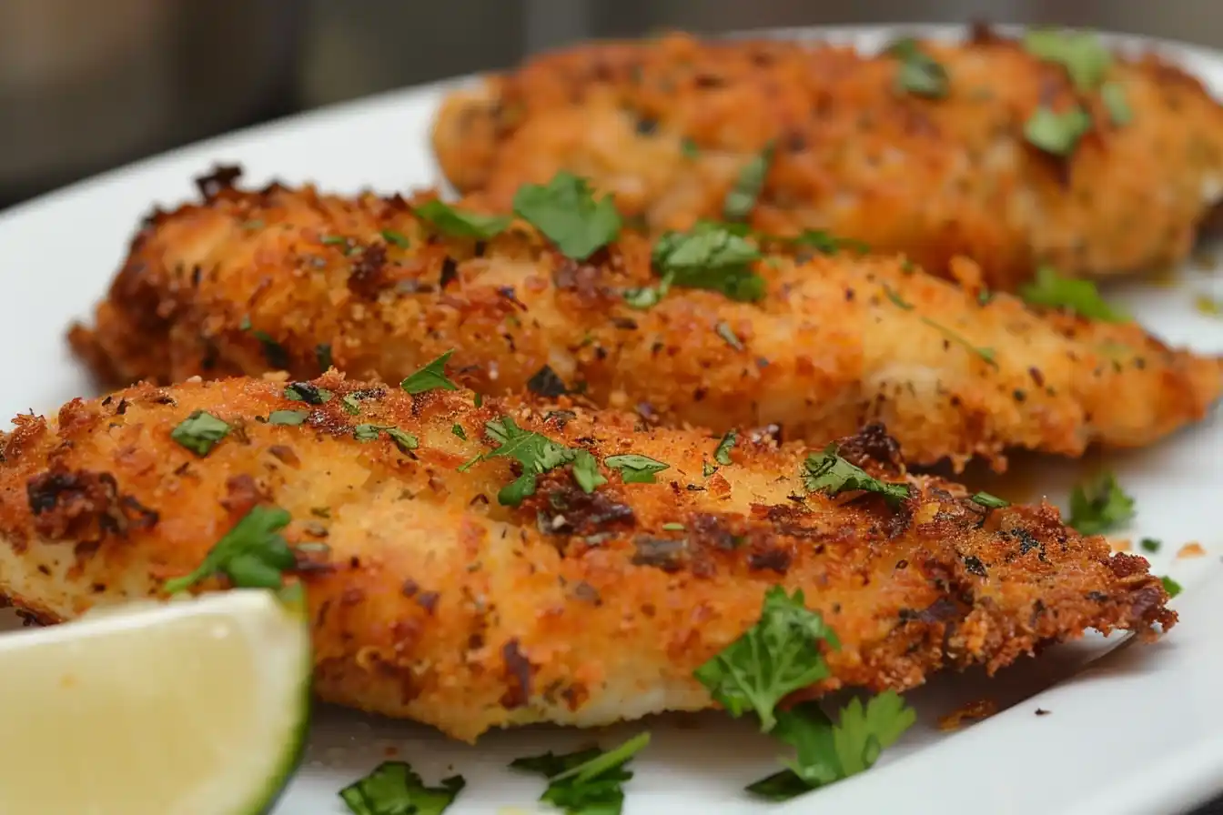 Knuspriger Backfisch aus der Heißluftfritteuse