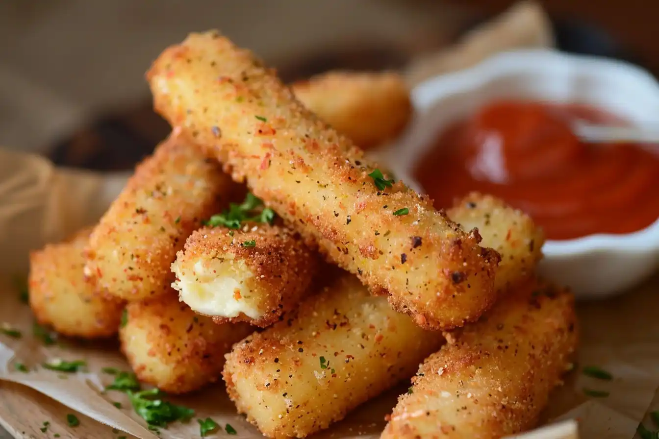 Mozzarella Sticks im Airfryer zubereiten Rezept