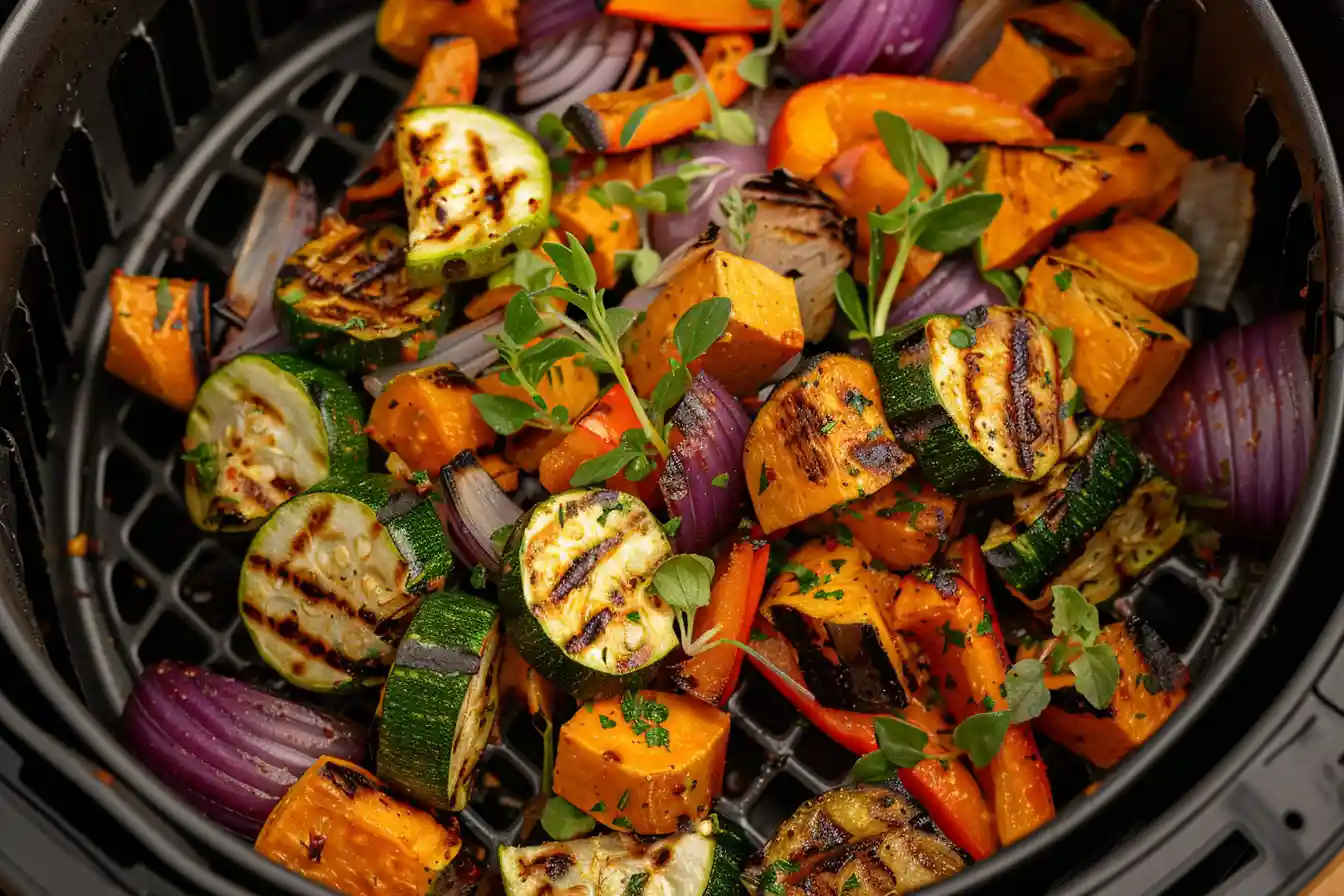 Ofengemüse aus der Heißluftfritteuse Rezept