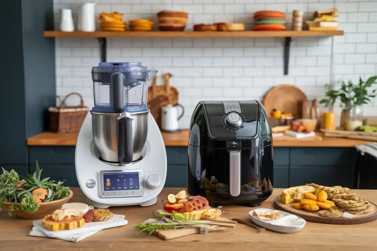 Thermomix vs. Heißluftfritteuse Vergleich - Was ist besser?