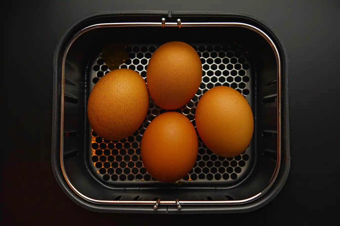 Eier im Airfryer kochen Anleitung